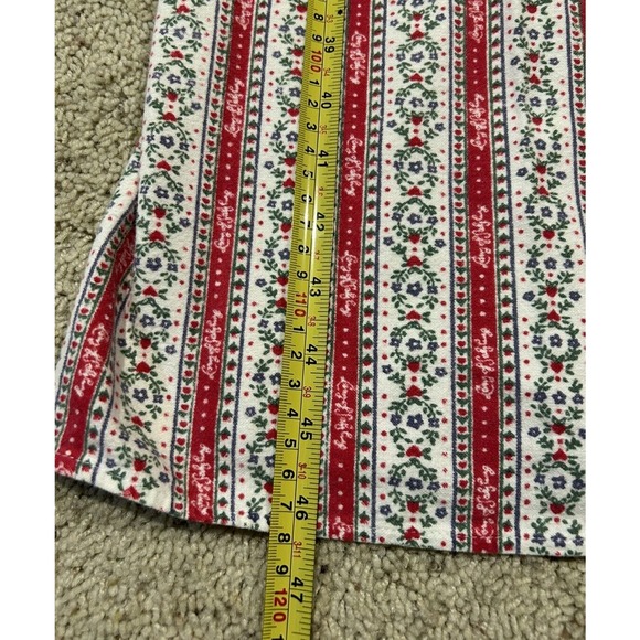 LANZ Of SALZBURG size S NIGHTGOWN 100% Cotton Long Flannel GrannyCore B24 - Picture 8 of 12